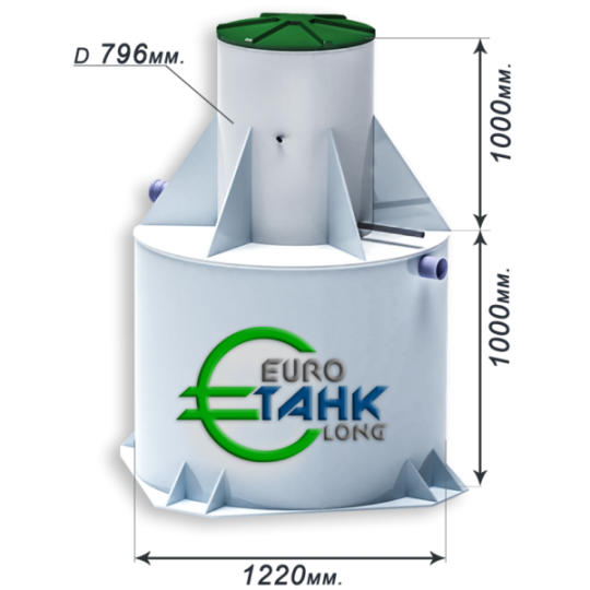 Купить Септик Евротанк 3 Лонг в г.  по цене производителя